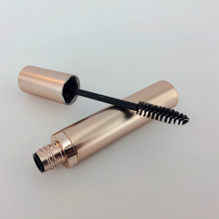 Rose Gold ABS AS Plastic Mascara Tube 20*118mm Round Eyelash Bottle