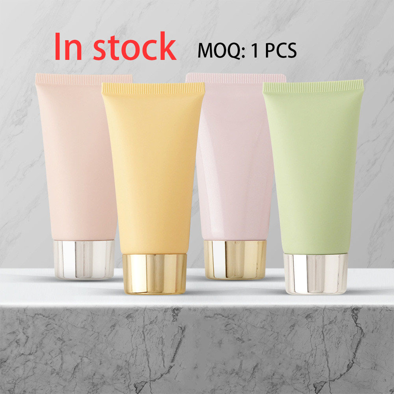 PE PP Hand Cream Empty Cosmetic Squeeze Tubes UV Spray Printing 50g