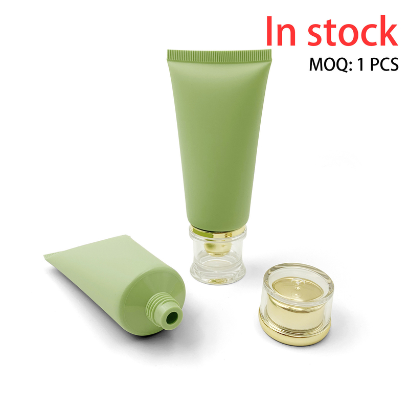 PE PP Hand Cream Empty Cosmetic Squeeze Tubes UV Spray Printing 50g